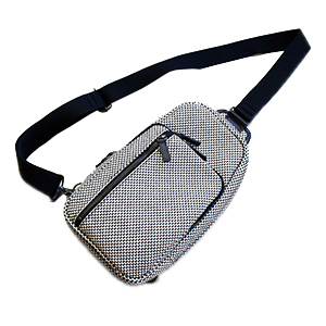 和風・和柄 刺し子生地 肩掛けボディバッグ